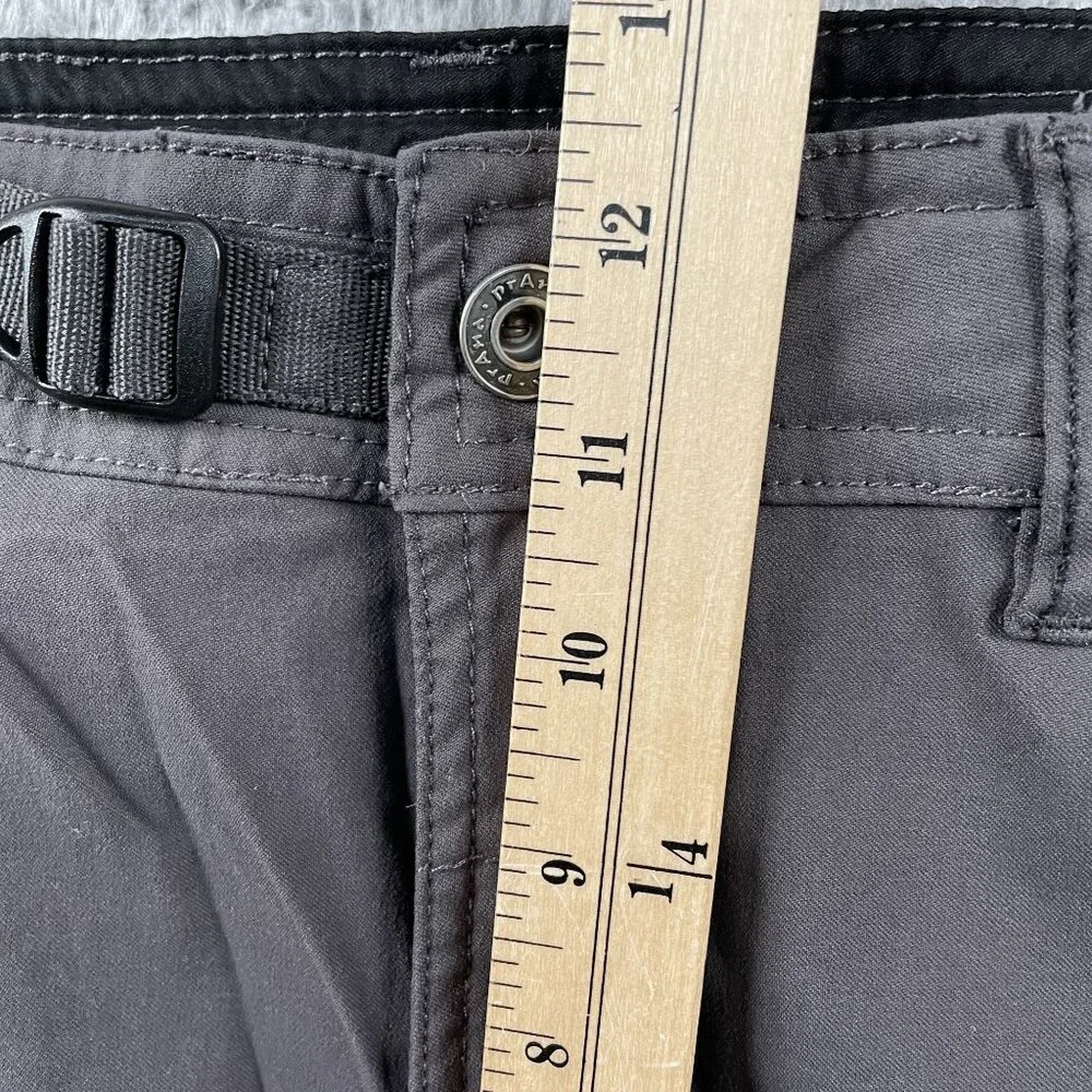 PraNa Hiking Pants Mens XXL 40x32 Zion Stretch Belted‎ Cargo Nylon Roll up